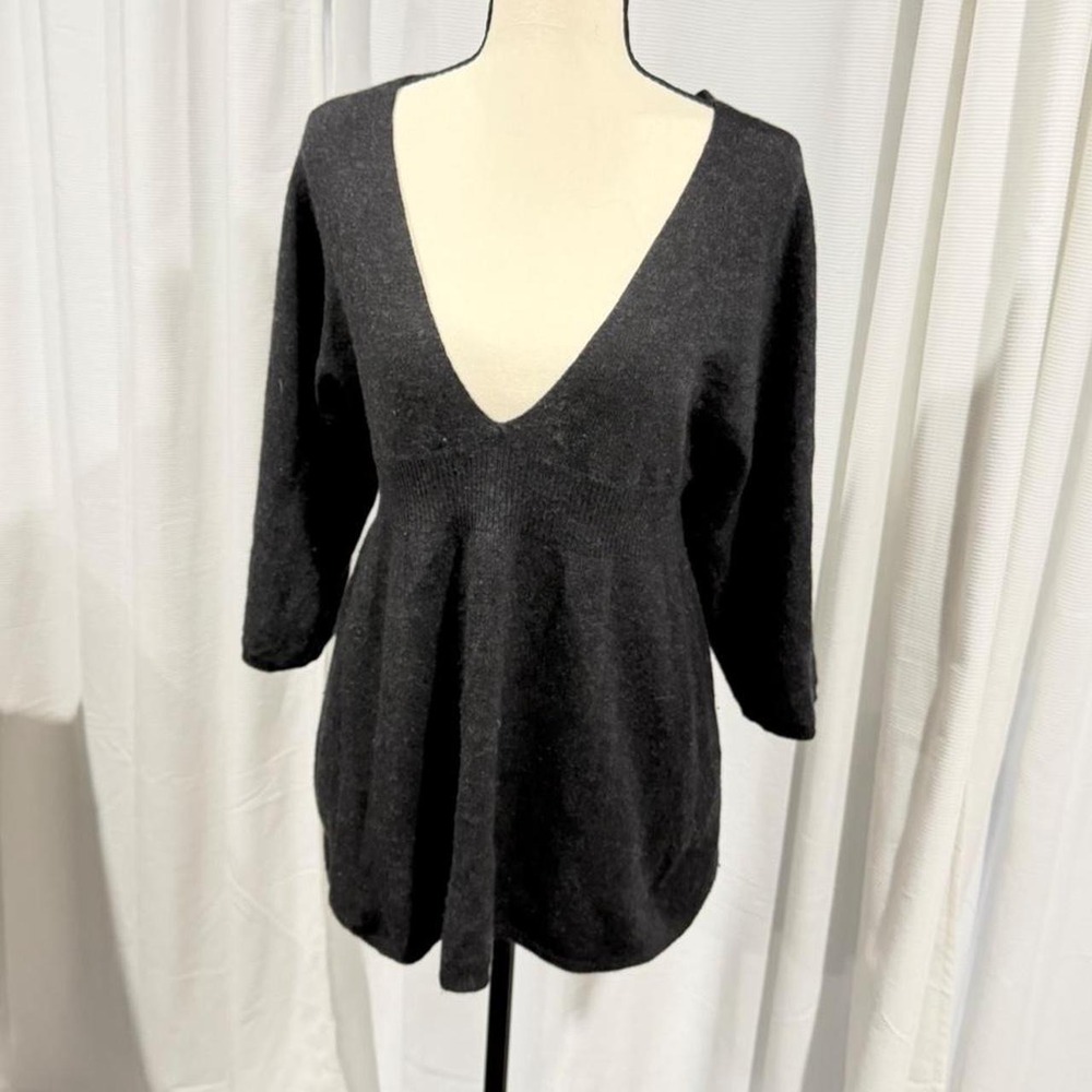 Vince 100% Cashmere Babydoll Tunic Sweater Size M